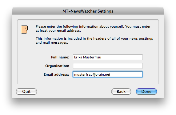 NewsWatcher - Settings